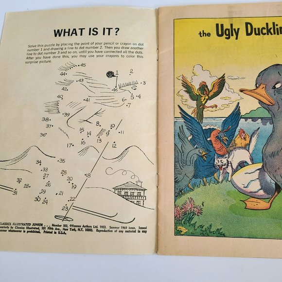 2 vintage kids books 1950s-1960s. The ugly Duckling. At the Palace Gates. - Picture 4 of 16